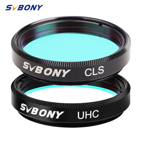 SVBONY 1.25'' UHC +CLS  2 pcs Elimination of light pollution filters for Astronomy Telescope  Eyepiece Observations of Deep Sky ► Photo 1/6