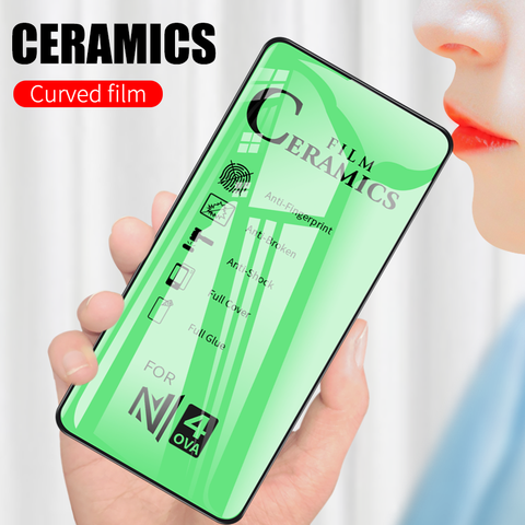 Ceramics Soft Tempered Glass for Huawei P40 P30 P20 Mate 30 20 Lite Honor 10 20 20s Pro Lite 9X 8X Nova 5T 7i Screen Protector ► Photo 1/6