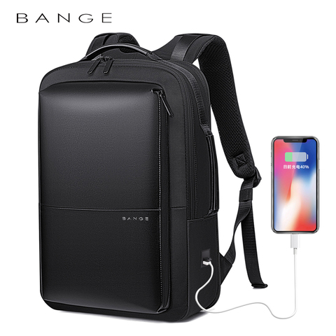 BANGE Professional Men Business Backpack Waterproof Travel Backpack 15.6'Laptop Backpack School Bag Office Men Backpack ► Photo 1/6