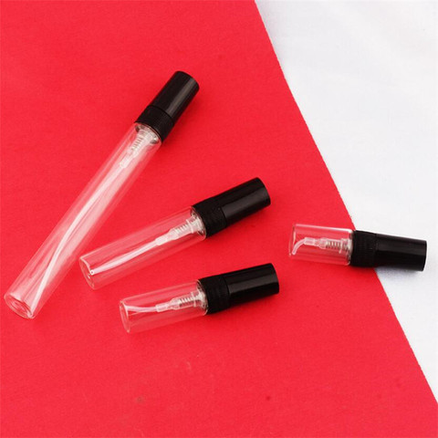 Black 2ml 3ml 5ml 10ml Mist Spray Bottle Spray Pump Bottle Travel Refillable Glass Perfume Bottle With Sprayer ► Photo 1/6