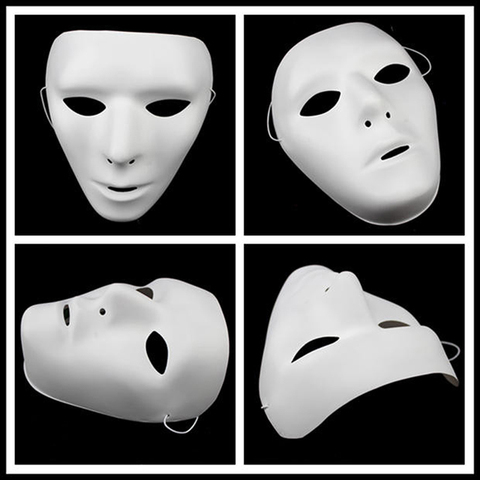 1 Pc White/Green Halloween Cool PVC Kamen Rider Ghost Dance Hip Hop Mask White Night Lights Mask ► Photo 1/6