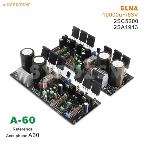 2 CH A-60 Complementary push-pull power amplifier Reference accuphase A60 circuit DIY Kit/Finished board ► Photo 1/6