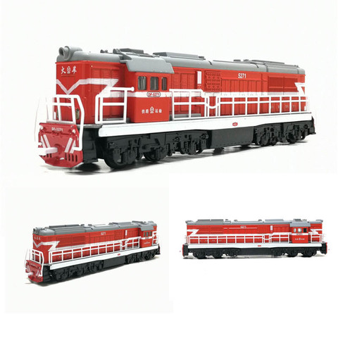 1/87 Alloy Locomotive Pull Back Model Train Toy Sound Light Children Toys Car ► Photo 1/6