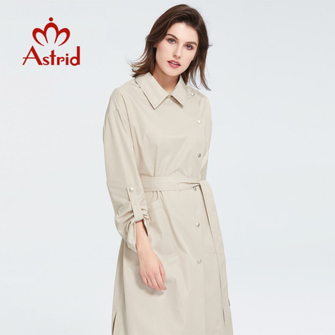 Astrid 2022 Spring new arrival Casual trench coat women oversize Outwear Loose Clothing fashion with а belt female coat 7090 ► Photo 1/6