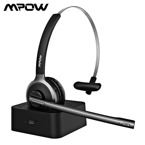 Mpow BH231A M5 Pro Bluetooth 4.1 Headphone Wireless Headset With Noise-Suppressing Mic Handsfree Headphones For Office Outdoor ► Photo 1/6