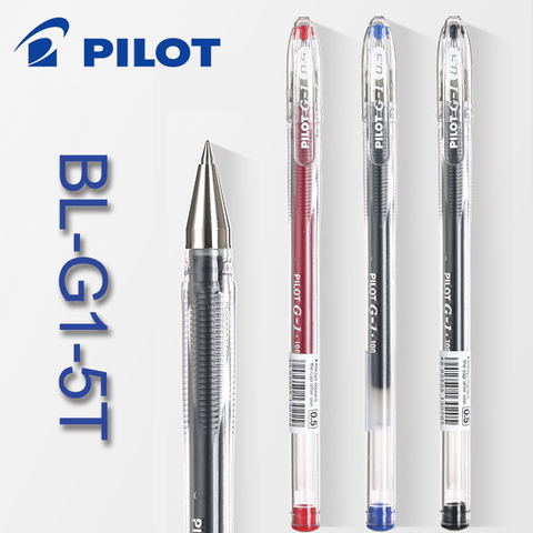 3 Pcs/Lot PILOT BL-G1-5T Gel Pen Student Office Pen Go Strain Shili Pen 0.5 mm Signing Pen ► Photo 1/6