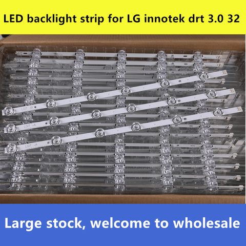 3 PCS LED strip for LG 32LB5800 32LF560V LGIT UOT A B 6916L-1974A 1975A 6916L-2223A 2224A innotek DRT 3.0 32 WROOEE 0418D 0419D ► Photo 1/3