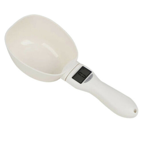 Portable Pet Food Scale Measuring Bowl Weighing Spoon Baking Scale Dogs Cat  Kitchen Feeders Electronic Cups Feeding Weight Tool