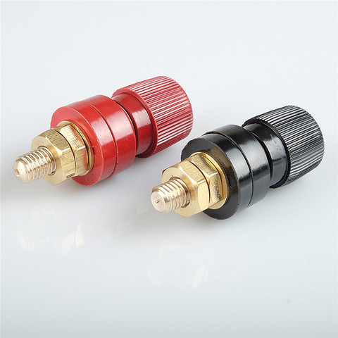 M8 8MM Copper Posts Terminal Binding Post Blocks Power Supply Terminals Welding Machine Copper Red/Black ► Photo 1/6