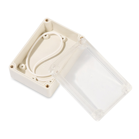 ABS Plastic IP65 Junction Box White Electrical Project Boxes Instrument Housing Case Waterproof Transparent Cover Anti-Static ► Photo 1/1