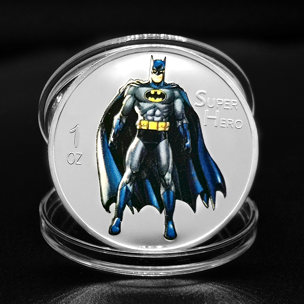 1 Ounce 999 Gold Silver Batman Commemorative Coin Super Hero Animated Movie  Coins Collectibles Children's Birthday Cartoon Gifts - Price history &  Review | AliExpress Seller - Coins AND Medals Store 