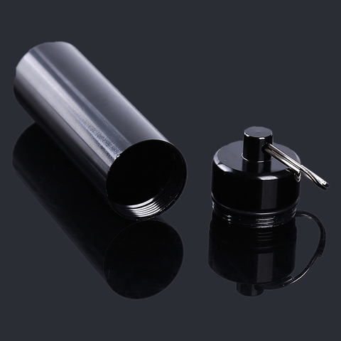 Waterproof Pocket Toothpick Holder Seal Bottle Eco-Friendly Ultralight Portable Aluminum Alloy Pill Case Container For Travel ► Photo 1/6