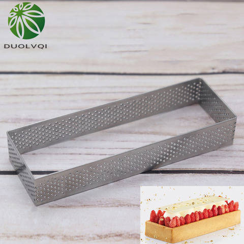Pizza Fruit Pie Pastry DIY Decoration Mould Square Rectangle Stainless Steel Cake Making Molds Practical Kitchen Baking Tools ► Photo 1/6