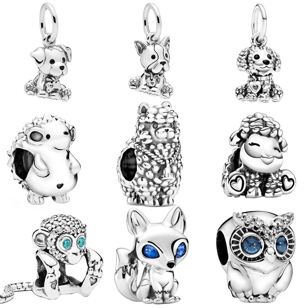New Fashion 925 Sterling Silver Beads Cute Animal Charms fit Original  Pandora Bracelet Women DIY Charms Jewelry - Price history & Review, AliExpress Seller - FURUYA Official Store
