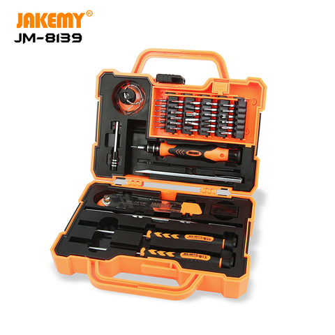 JAKEMY JM-8139 Multi-functional CR-V Driver Household Hand Tool Screwdriver Tool Box Set for Electronic DIY Repair ► Photo 1/5
