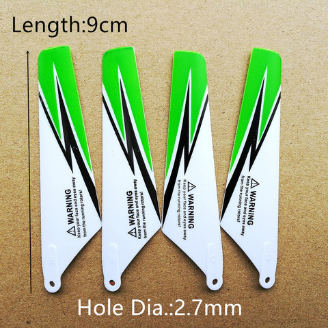 5 Colors SYMA S107 S107C S107G S108G S109G 9cm Main Blades Propeller 3.5CH Mini RC Helicopter Spare Parts Accessories ► Photo 1/6