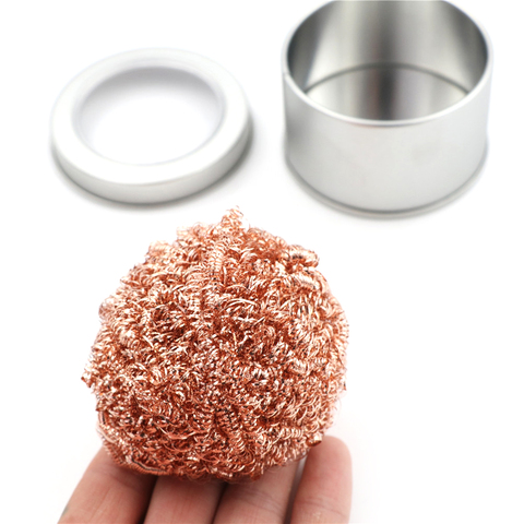 New Welding Soldering Solder Iron Tip Cleaner Cleaning Steel Wire Sponge Balls For Welding Tool Whosesale ► Photo 1/6