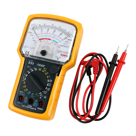 KT7050 High Precision High Sensitivity Pointer Multimeter Ohm Test Meter Analog Multimeter EN61010-1,CAT II,600V ► Photo 1/4