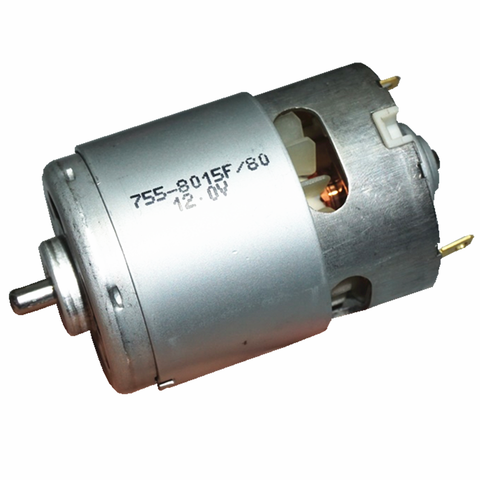 Taiwan Friends Trade 755 high-speed high-power motor 24000 rpm 2.4A 12V-18V power tool model power motor ► Photo 1/1