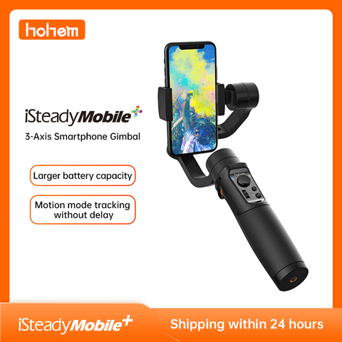 Hohem iSteady Mobile Plus Phone Gimbal with Sport Mode 3-Axis Handheld Stabilizer for iPhone 11 X 8 7 & Huawei & Xiaomi Phone ► Photo 1/6