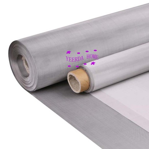 1M X 10M 304 Stainless steel mesh Netting filter screen Filter net Silk screen Screen mesh Hardware cloth Filter screen grid ► Photo 1/6