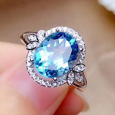 Huitan Romantic Round Shape Women Ring Brilliant CZ Stone Female Wedding Party Anniversary Birthday Gift Trendy Ring Jewelry ► Photo 1/6