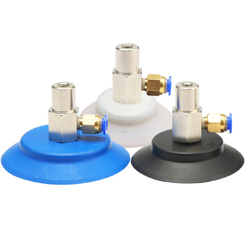 Vacuum Suction Cup Industrial Pneumatic PFYK-60 80 95 Single Layer Imported Silicone Manipulator Accessories Vacuum Suction ► Photo 1/4