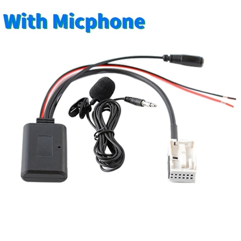 12Pin Bluetooth Module Wireless Car Radio Stereo Aux Cable Adapter For Peugeot 1XCF ► Photo 1/6