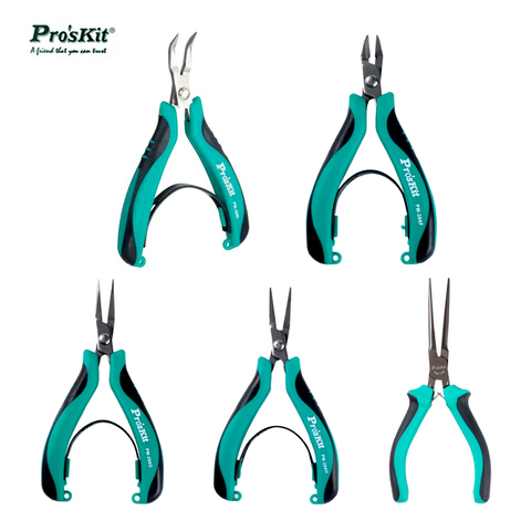 Pro'skit Forceps Pliers Diagonal Long nose Electrical Beading Cable Wire Side Cutter Cutting Nippers Repair Tool PM-396F/G/H/I  ► Photo 1/5