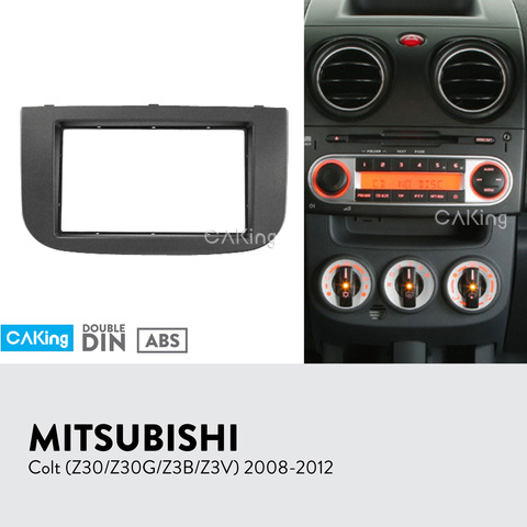 Car Fascia Radio Panel for MITSUBISHI Colt (Z30/Z30G/Z3B/Z3V) 2008-2012 Dash Kit Install Facia Plate Adapter Cover Bezel Console ► Photo 1/2