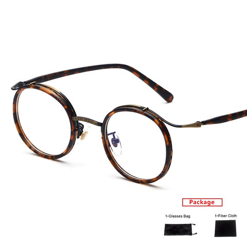 Mimiyou TR90 Wrap Eyewear Vintage Retro Plain Women Men Computer Optical Glasses Myopia Eyeglasses Frame Brand Design oculos ► Photo 1/6