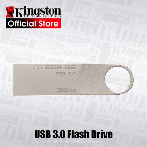 Kingston USB Flash Drive DTSE9G2 USB 3.0 128GB 16GB 32GB 64GB Pendrive Stick Pen Drive DT104 USB2.0 Memory Flash Memoria ► Photo 1/6