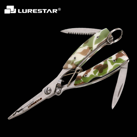 Camouflage Fishing Pliers 160mm Stainless Steel Multifunctional Fishing Tackle ► Photo 1/5