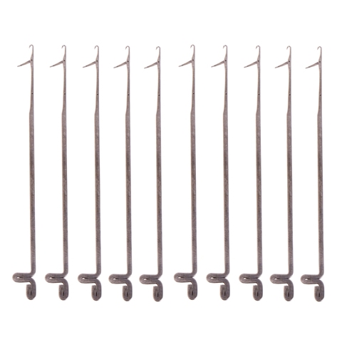 Free shipping 10 Pcs Crochet Threader Beading Needles Stringing Tool DIY Jewelry Making 80mm ► Photo 1/6