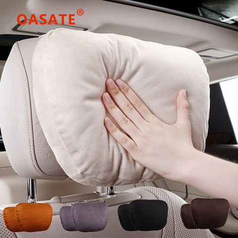 Car Lumbar Support Headrest Neck Pillow Support Universal Soft