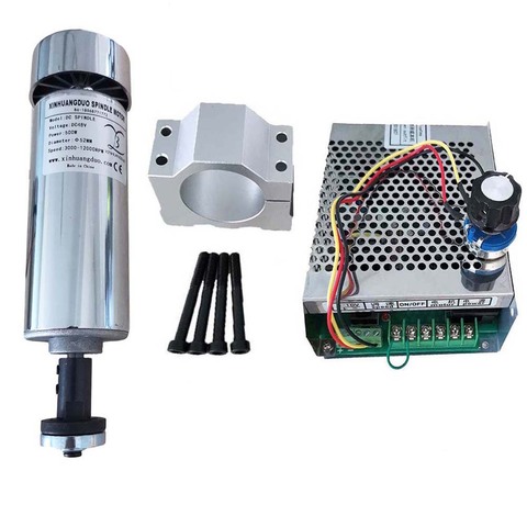 Air cooled 0.5kw CNC spindleMotor Angle Grinder Kit  chuck  500W Spindle Motor + Power Supply speed governor For Engraving ► Photo 1/6