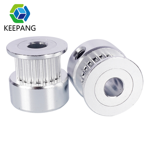 3D Printer Parts GT2 Timing Pulley 2GT 16 20 Teeth Aluminum Bore 5mm 8mm Synchronous Wheels Gear Part For Width 6mm 10mm ► Photo 1/6