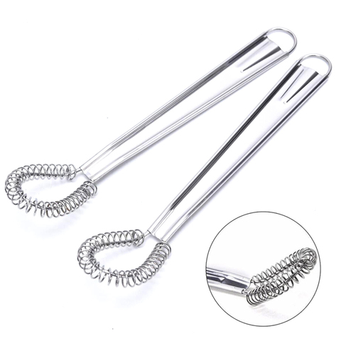 1 Piece 20cm Stainless Steel Magic Hand Held Spring Whisk Mini Kitchen Eggs Sauces Mixer ► Photo 1/6
