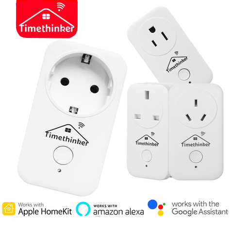 Timethinker Smart WiFi Socket US EU Homkit Plug for Apple Homekit Alexa Google Home Siri Voice Remote Control Vstarcam ► Photo 1/6