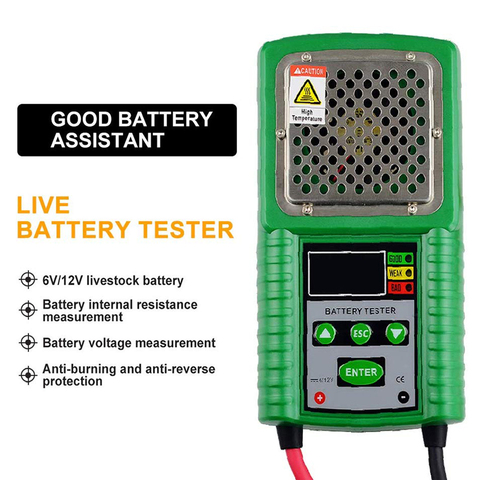 HP-226A Automotive Battery Tester Charge System Test Battery Work Load,Internal Resistance for Battery Volt, Storage Capacity ► Photo 1/6