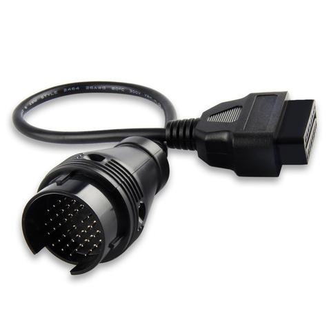 High Quality MB 38 Pin to 16 Pin OBD2 OBD II Diagnostic Adapter For Mercedes 38 Pin OBD 38pin Connector For Benz Free Shipping ► Photo 1/6