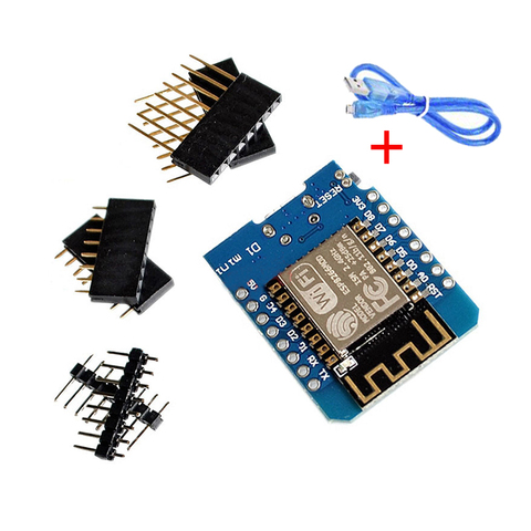 ESP8266 ESP-12 ESP-12F CH340G CH340 V2 Usb Wemos D1 Mini Wifi Development Board D1 Mini Nodemcu Lua Iot Board 3.3V Met Pins ► Photo 1/6