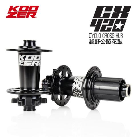 2022 NEW Koozer CX420 6 Pawls 72 Clicks 28 Holes Road Bike Disc Brake Bicycle Hub QR 8 9 10 11S Thru Axle 12*100 12*142MM ► Photo 1/5