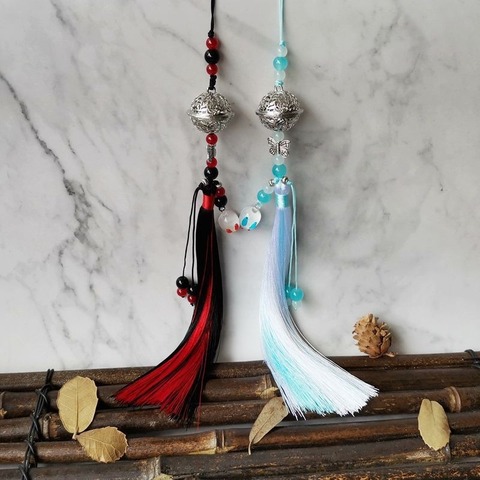 Mo Dao Zu Shi Keychain Woman Grandmaster of Demonic Cultivation GongLing Long Palace Bell Tassel Bells Waist Hanged Metal Anime ► Photo 1/6