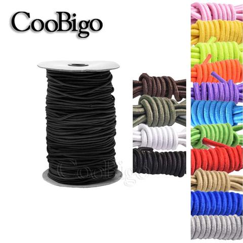 5Meters (5.5yard) 3mm Colorful Single Core Round Elastic Band Round Elastic Rope Rubber Band Elastic Line DIY Sewing Accessories ► Photo 1/6