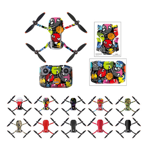 Mavic Mini 2 Protective Film PVC Stickers Waterproof Scratch-proof Decals Full Cover Skin for DJI Mavic Mini 2 Drone Accessories ► Photo 1/6