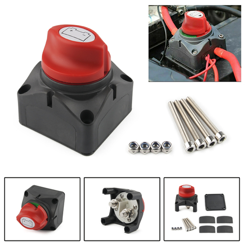 12V-60V 100A-300A Car Auto RV Marine Boat Battery Selector Isolator Disconnect Rotary Switch Cut ► Photo 1/6