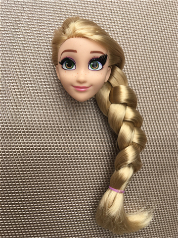 Princess Doll Heads White Black Brown Skin Doll Heads Girls Favorite Doll Figures Elsa Anna Mermaid Rapunzel Mulan Heads ► Photo 1/6