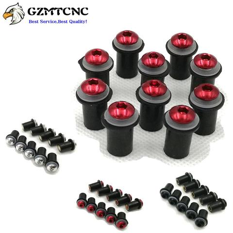 M5 Fastener Nuts Windscreen Windshield Screw Mounting Bolts For Suzuki GSXR GSX-R 600 750 1000 K1 K2 K3 K4 K5 K6 K7 K8 K9 K11 ► Photo 1/6