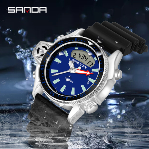 Sanda Brand Military Watch Men Digital Shock Sports Watches For